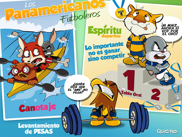 Los Panamericanos futboleros