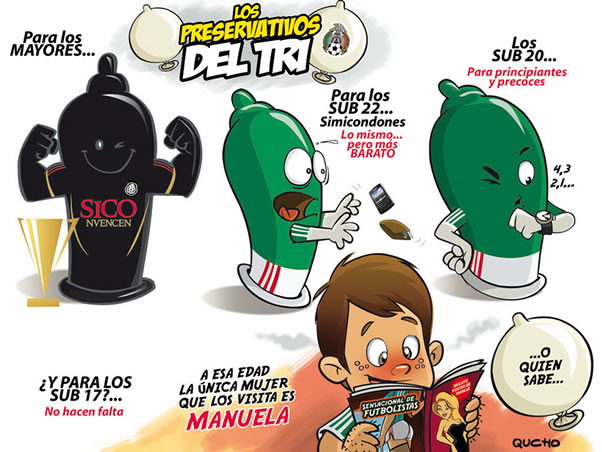 Los preservativos del TRI