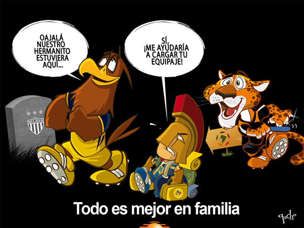 Los tres de la Libertadores