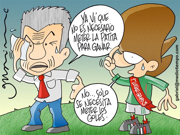 Metiendo goles