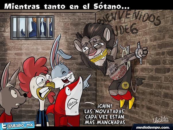Mientras tanto en el sótano...