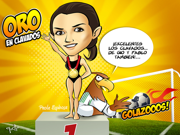 Oro en clavados