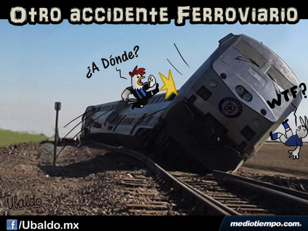 Otro accidente ferroviario