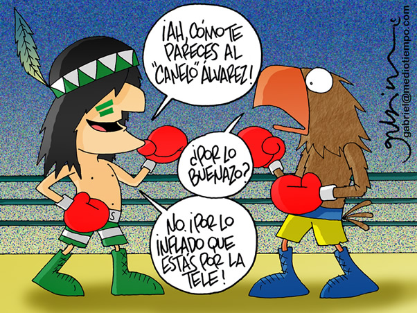 Parecido al "Canelo"
