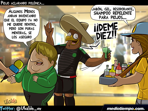 Piojo aclarando polémica