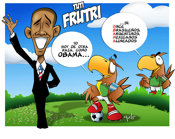 Presidente de Usa Obama, Selección Méxicana. Demasiados extranjeros....