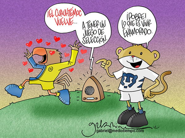 Pumas, América, Cuauhtémoc Pumas, América, Cuauhtémoc