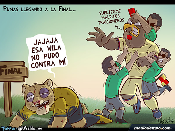 Pumas llegando a la final