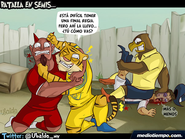 Reñida lucha en Semis