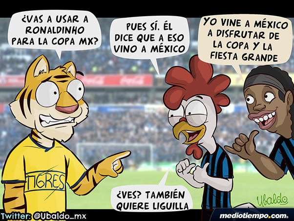 Ronaldinho a escena