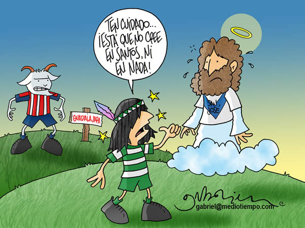 San jose Chivas Copa Libertadores Ten cuidado esta que no cree en santos ni...