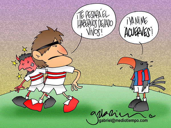 San Lorenzo dejo vivir a los Diablos Rojos de Toluca San Lorenzo dejo vivir...