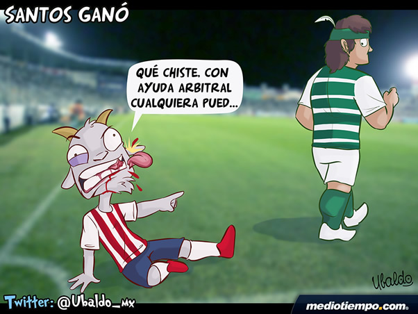Santos gana, Chivas pierde