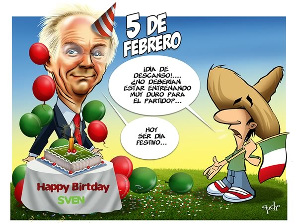 Selección Mexicana, Sven, 5 de febrero Selección Mexicana, Sven, 5 de febrero