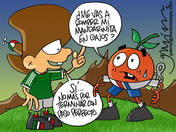 Sobre sus gajitos
