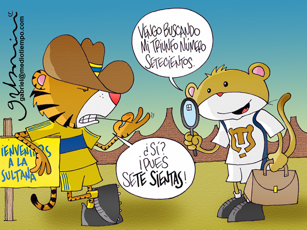 Tigres, Pumas, victoria número setecientos de los universitarios Tigres,...