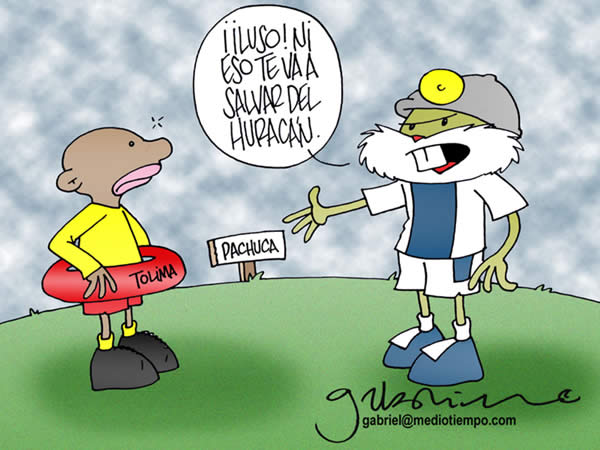 tolima con salvadas. tuzo del pachuca: iluso, ni eso te va a salvar del...