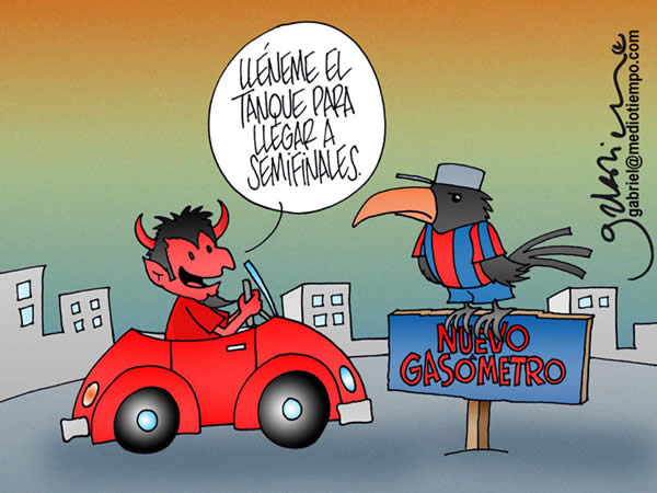 el toluca visita a san lorenzo. diablo al cuervo: lleneme el tanque para...