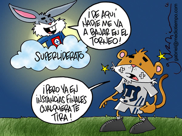 Un Azul engallado