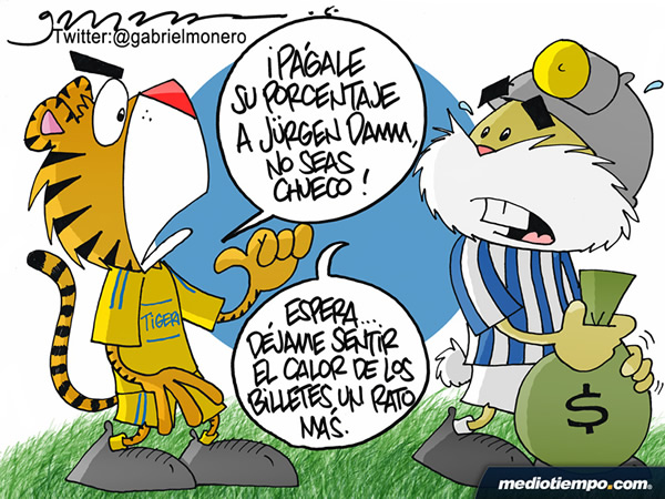 Un Tuzo agarrado