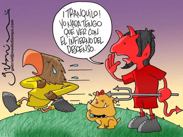 Viendo Diablo con tranchete