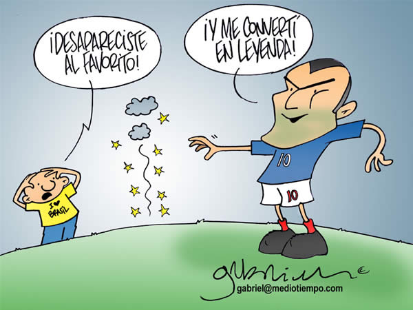 Zidane desaparecio a la magia brasileña Zidane desaparecio a la magia brasileña