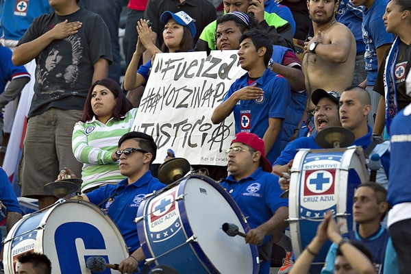 Afición celeste, también brindó su apoyo.