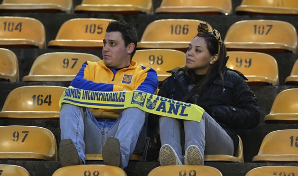 La afición felina no podía creer la segunda derrota de su equipo.