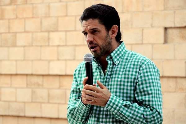 Alejandro Irarragorri encabezó la ceremonia en honor de Christian Benítez.