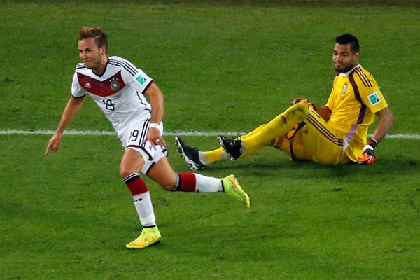 Alemania venció a Argentina en los últimos minutos.