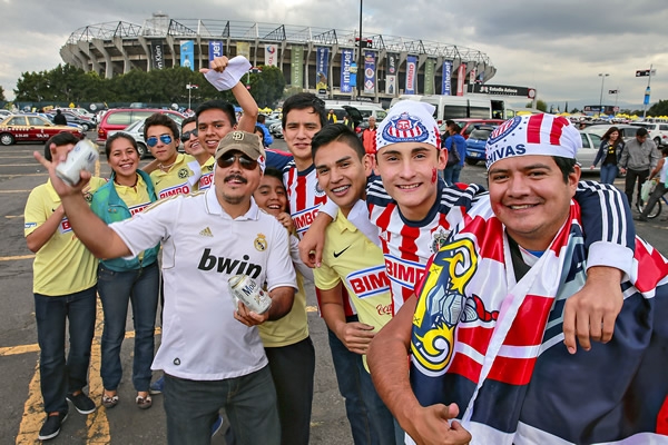 Americanistas y rojiblancos se unieron a la fiesta.