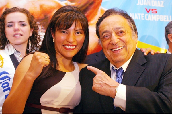 Ana María de la Torre y José Sulaimán en enero de 2008.