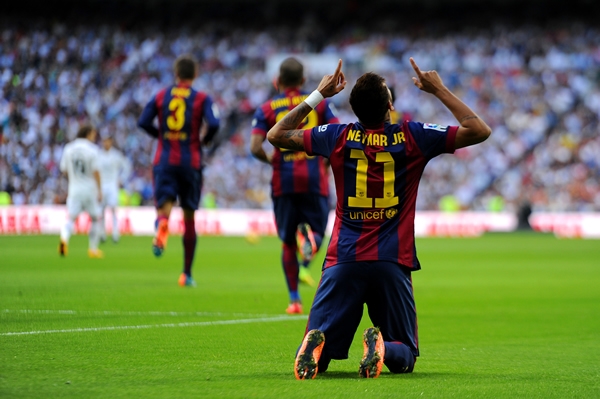 Apenas a los tres minutos de iniciado, Neymar dio ventaja al Barcelona.