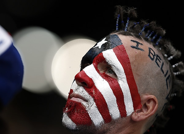 Apoyo a las barras y las estrellas sin límite en Brasil.