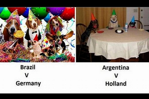 Así de contrastantes fueron las Semifinales de Brasil 2014.