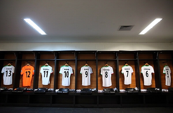 Así vestirán los jugadores iranís.