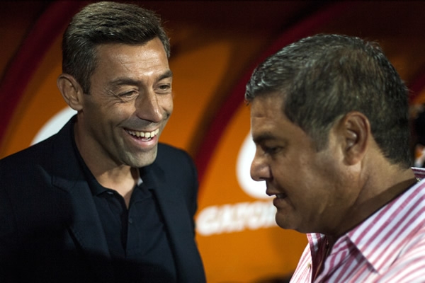 Caixinha se mostró tranquilo antes de iniciar el juego.