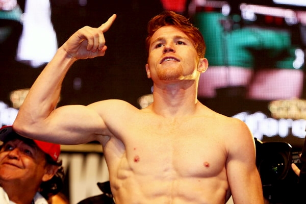 Canelo ganó el primer round, la báscula.