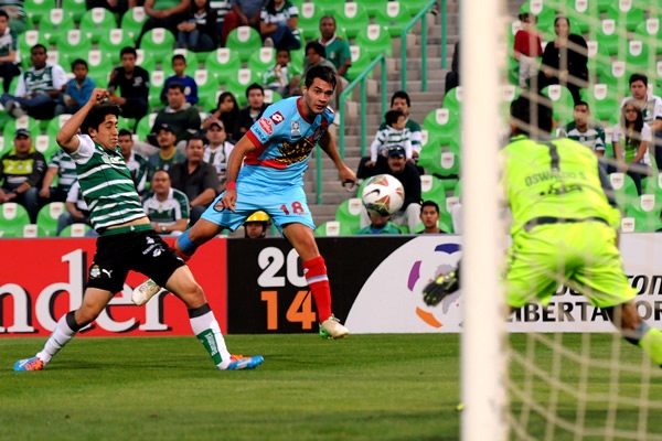 Caraglio intentó de larga distancia emparejar las cosas.