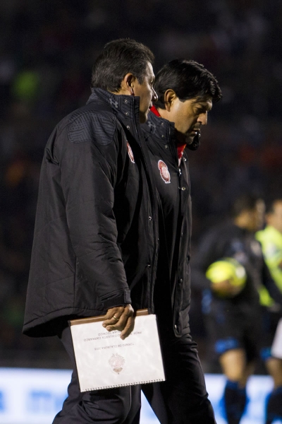 Cardozo reclamó varias decisiones arbitrales en el juego.