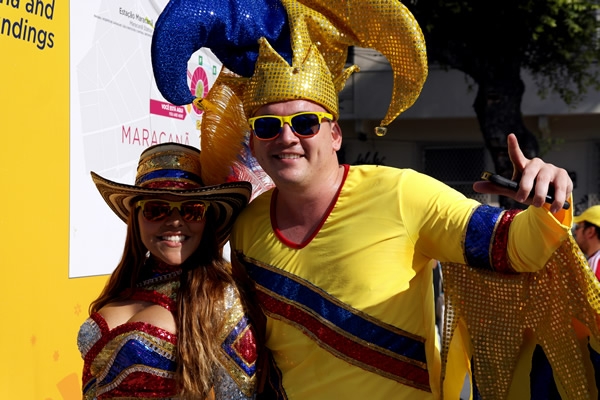 Colombia, de gala ante su cita con la historia.