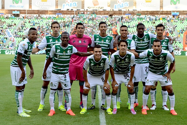 El conjunto lagunero lució tranquilo al inicio del partido.