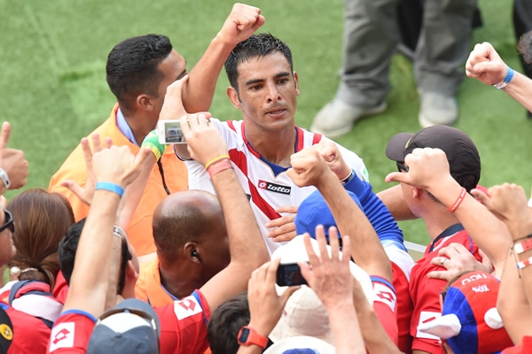 Costa Rica logró llevarse la victoria frente a Italia.