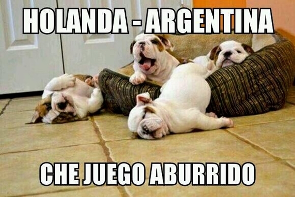 Cualquiera se hubiera dormido con el Argentina-Holanda.
