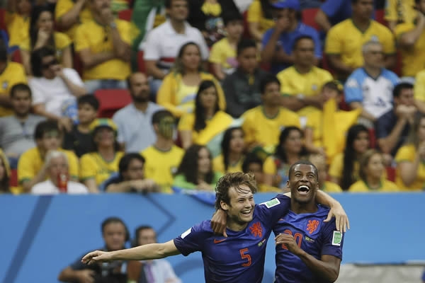 Daley Blind marcó el segundo del encuentro.