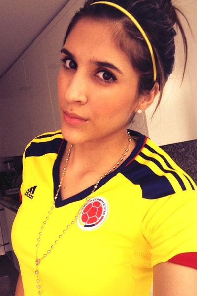 Daniela Ospina, la novia de James Rodríguez.