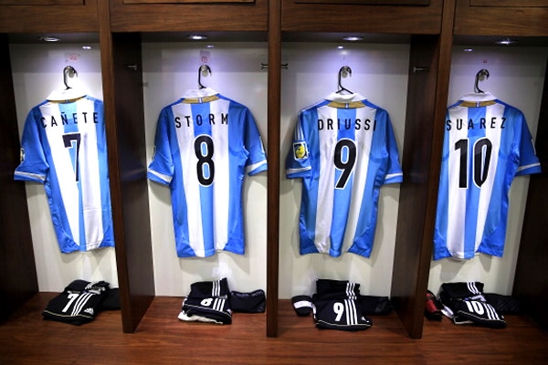 Del lado argentino, también todo listo.