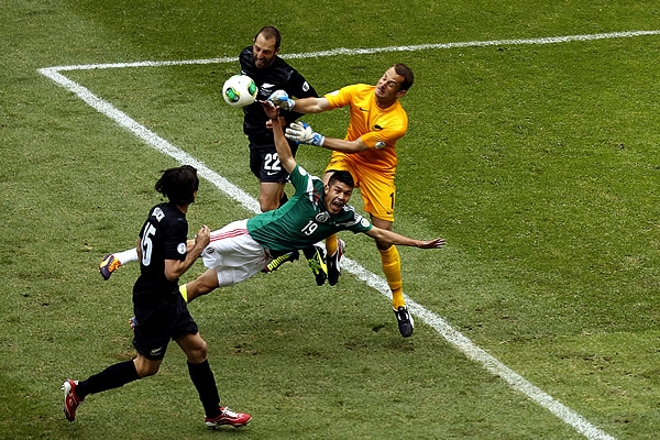 Desde el primer tiempo intentó hacerse presente.