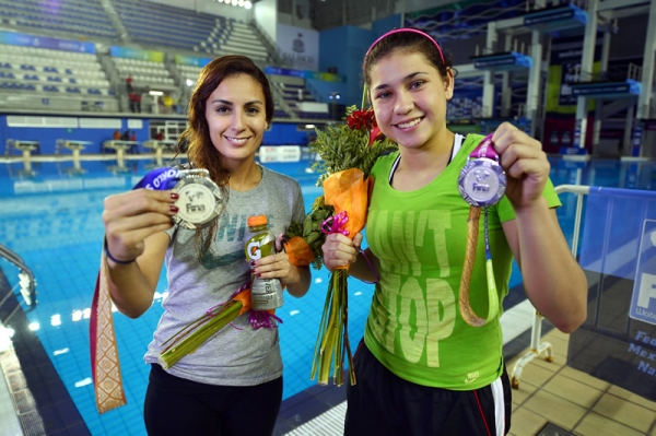 Dolores Hernández fue medalla de Oro en el Grand Prix de clavados.