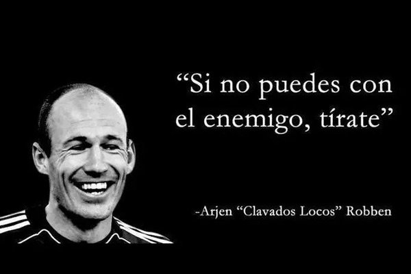 El clavado de Robben se hizo célebre.